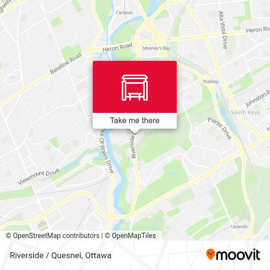 Riverside / Quesnel map