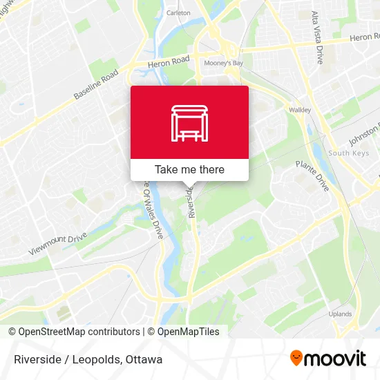 Riverside / Leopolds map