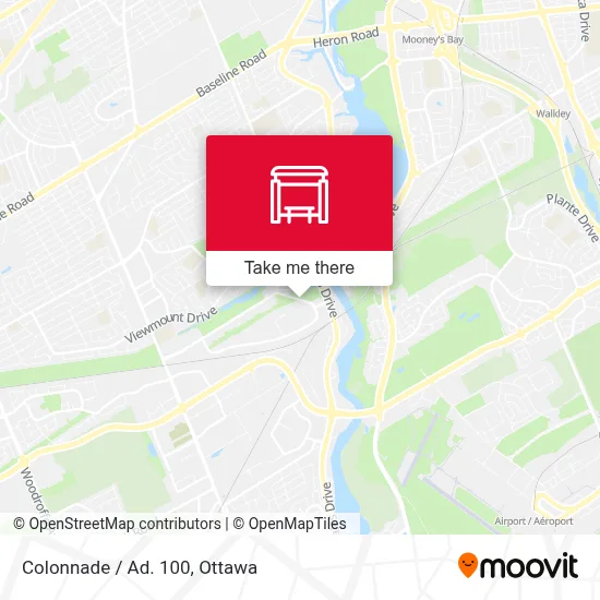 Colonnade / Ad. 100 map