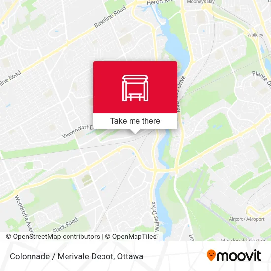 Colonnade / Merivale Depot map
