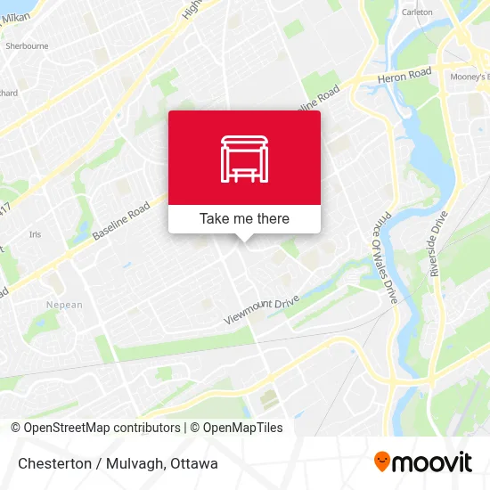 Chesterton / Mulvagh map