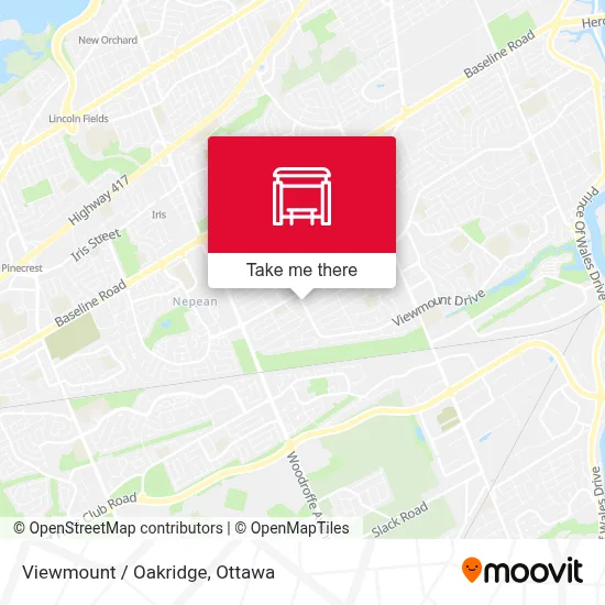 Viewmount / Oakridge map