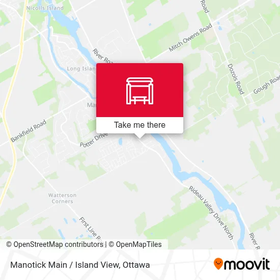 Manotick Main / Island View map