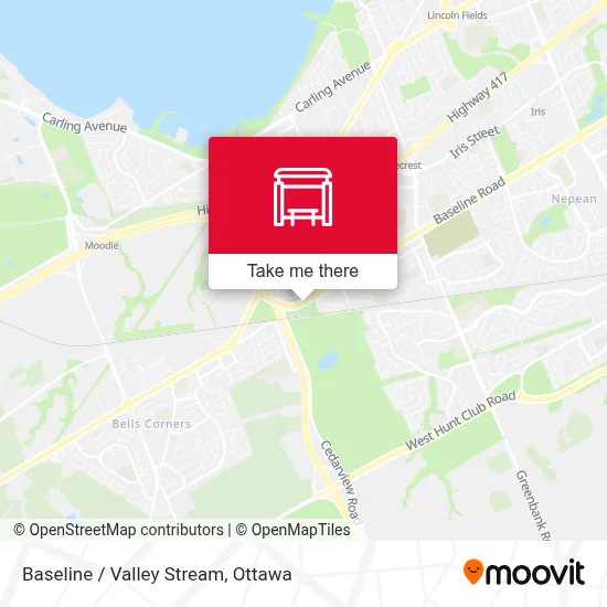 Baseline / Valley Stream map