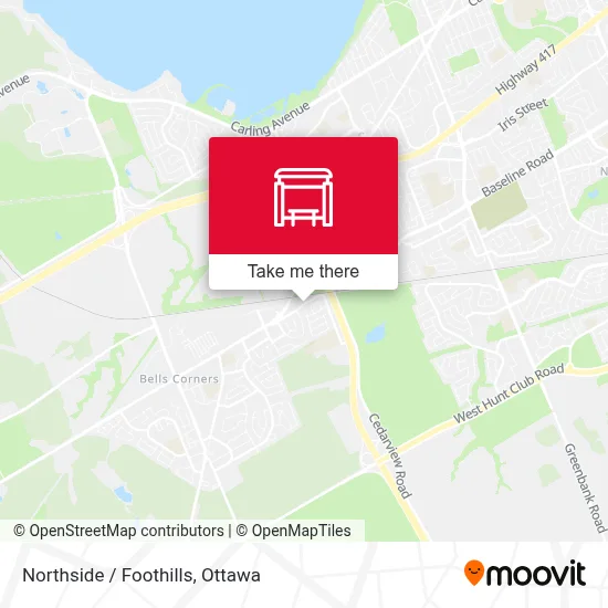 Northside / Foothills map