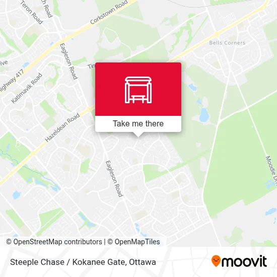 Steeple Chase / Kokanee Gate map