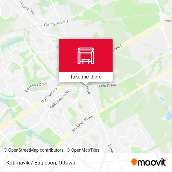 Katimavik / Eagleson map
