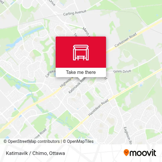 Katimavik / Chimo map