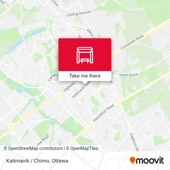 Katimavik / Chimo map