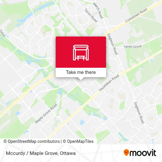 Mccurdy / Maple Grove map