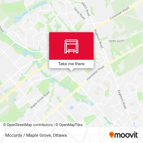 Mccurdy / Maple Grove map