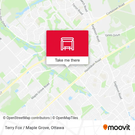 Terry Fox / Maple Grove map