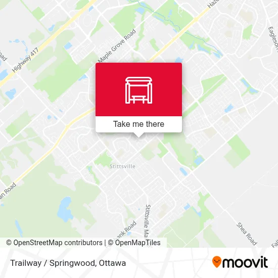 Trailway / Springwood map