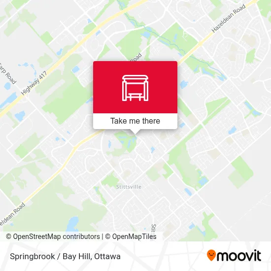 Springbrook / Bay Hill map