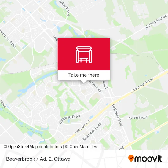 Beaverbrook / Ad. 2 map