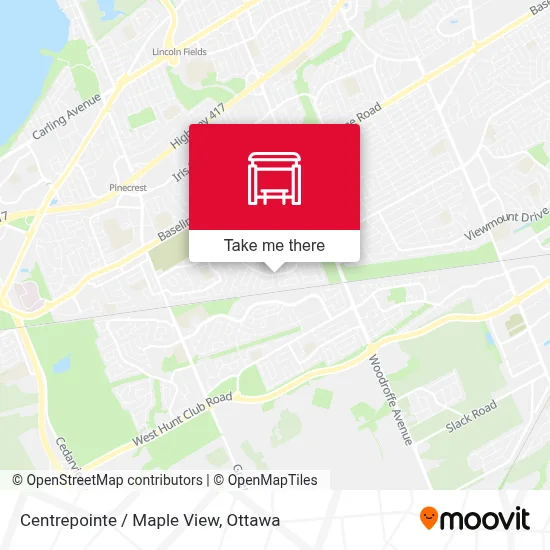 Centrepointe / Maple View map