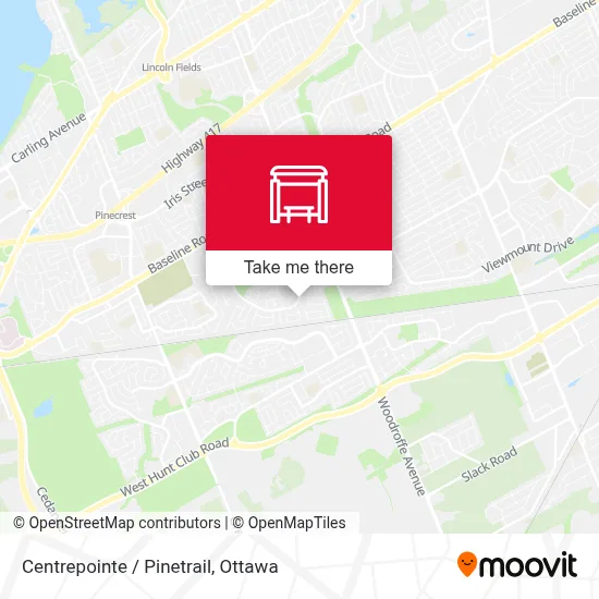 Centrepointe / Pinetrail map