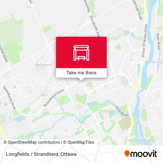 Longfields / Strandherd map