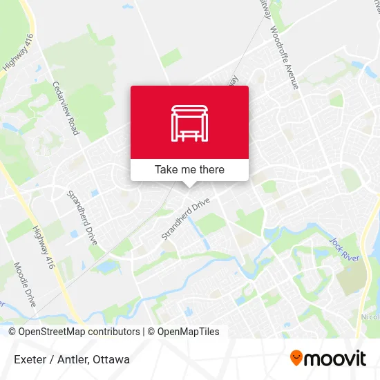 Exeter / Antler map