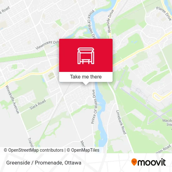 Greenside / Promenade map