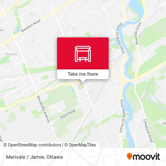 Merivale / Jamie map