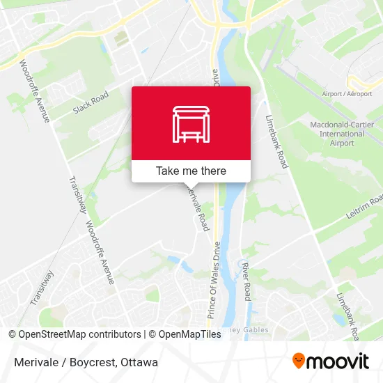 Merivale / Boycrest map