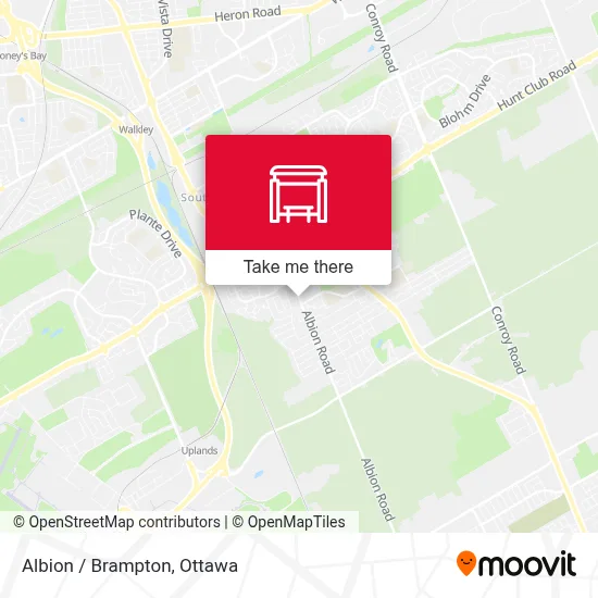 Albion / Brampton map