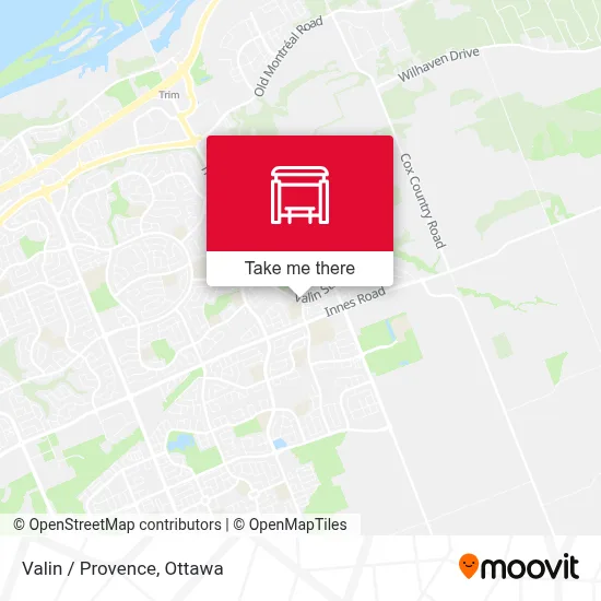 Valin / Provence map