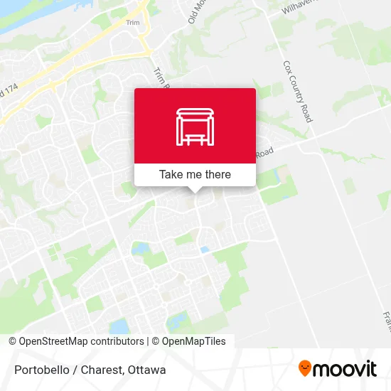 Portobello / Charest map