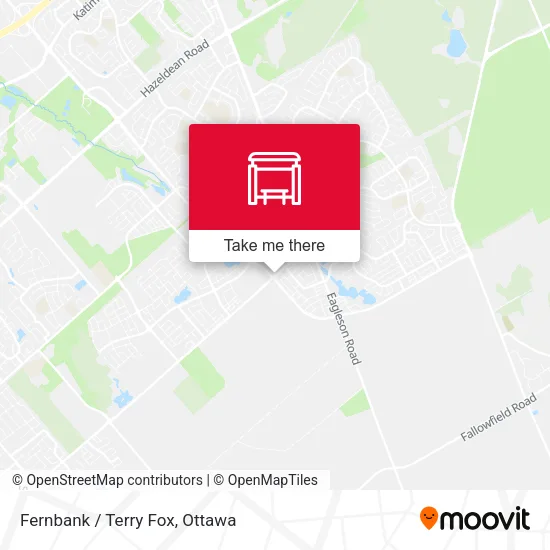 Fernbank / Terry Fox map