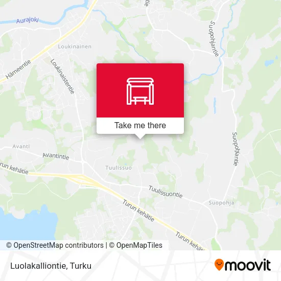 Luolakalliontie map