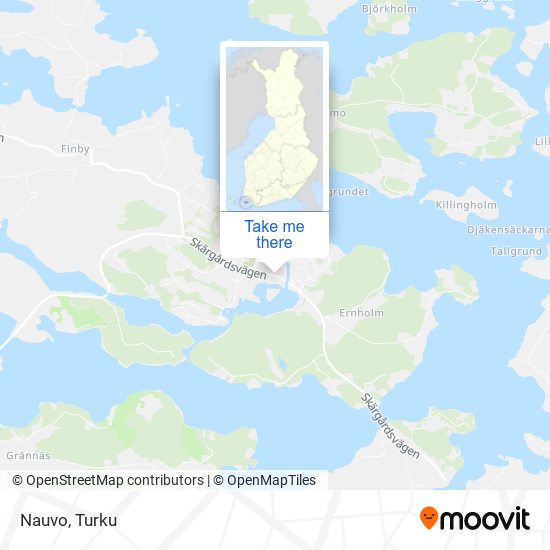 Nauvo map