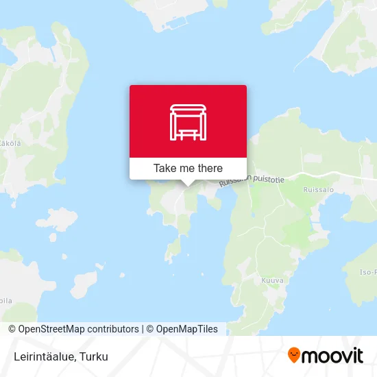 Leirintäalue map
