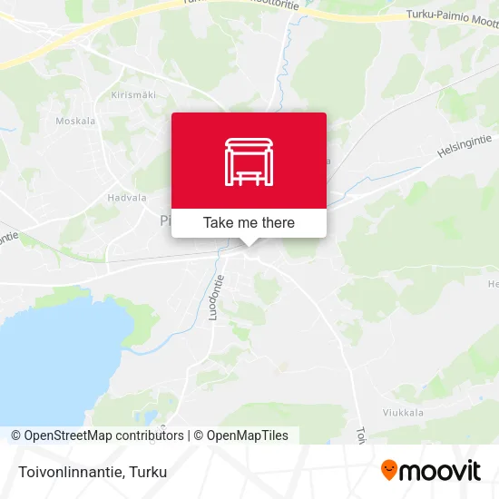 Toivonlinna Road map