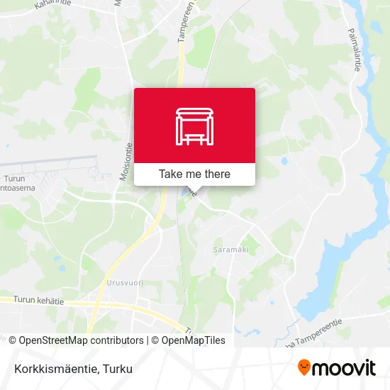 Korkkismäentie map