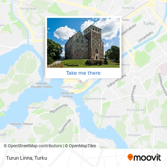 Turun Linna map