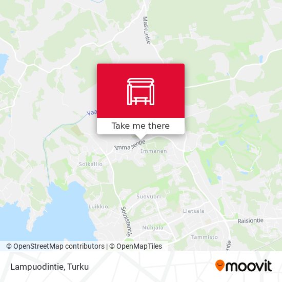 Lampuodintie map