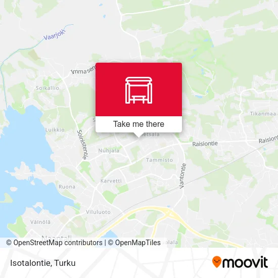 Isotalontie map