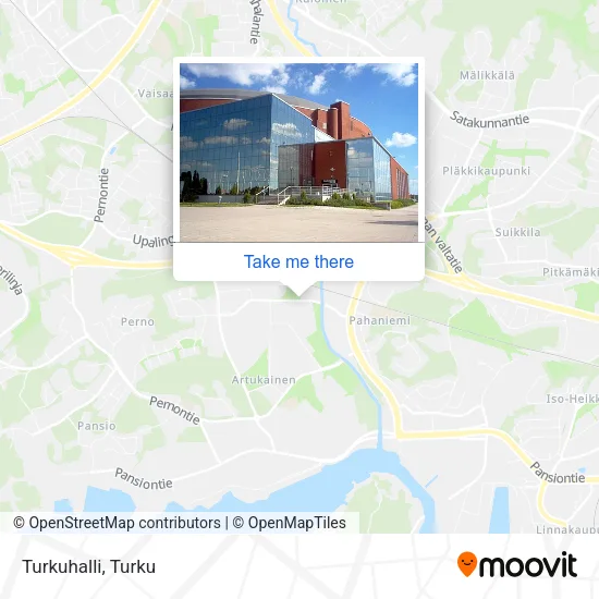 Turkuhalli map