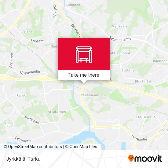 Jyrkkälä map