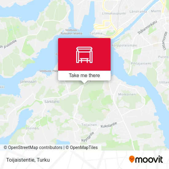 Toijaistentie map