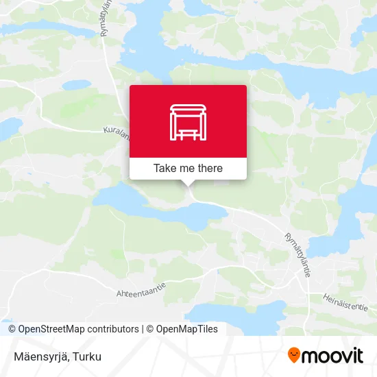 Mäensyrjä map