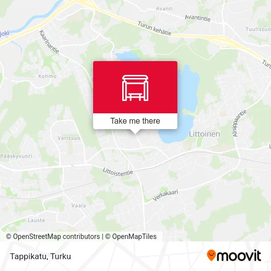 Tappikatu map