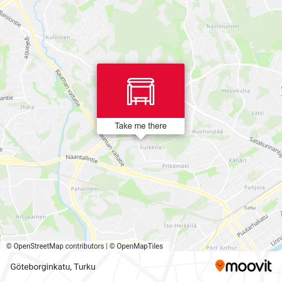 Göteborginkatu map