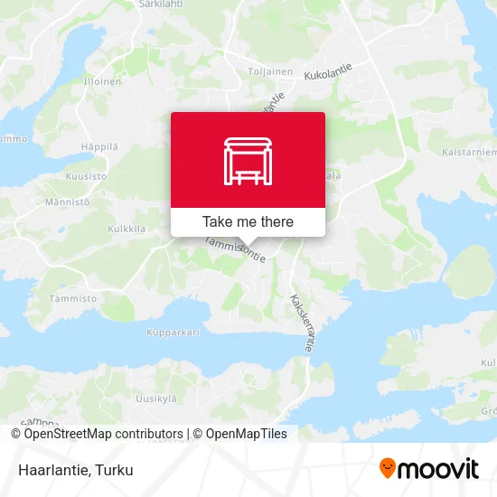 Haarlantie map