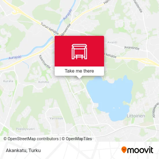 Akankatu map