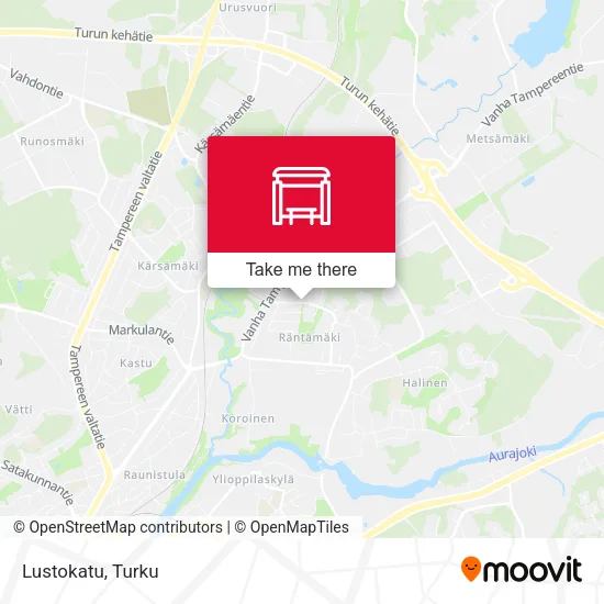 Lustokatu map