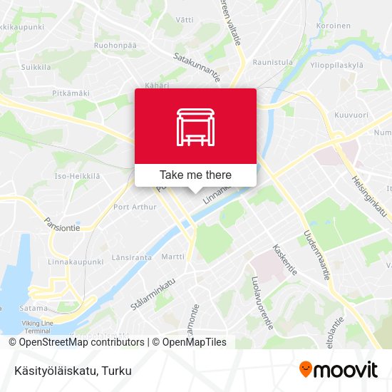 Käsityöläiskatu map