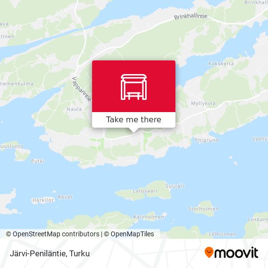Järvi-Peniläntie map