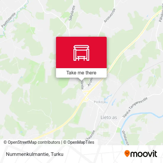 Nummenkulmantie map